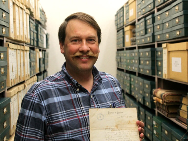 Conrad Stoesz looking ahead to Manitoba Mennonite Historical Society AGM in Neubergthal April 29th